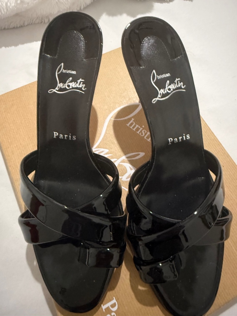 Christian LOUBOUTIN Simply Me Mules Sandals 70mm
